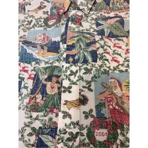 Vintage Reyn Spooner Mele Kalikimaka Surfing Santa Bu… - Gem